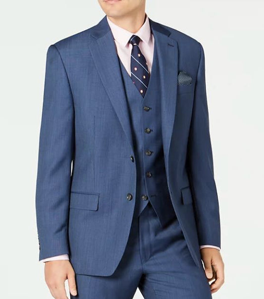 Ralph Lauren Classic-Fit Stretch Suit Jacket Blazer 44 L NEW $450 LTTM12AM0026