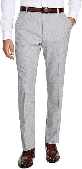 Tommy Hilfiger Mens Modern Fit Flex Pants Check 32 X 32 NEW $95 TTEAPH6A0365