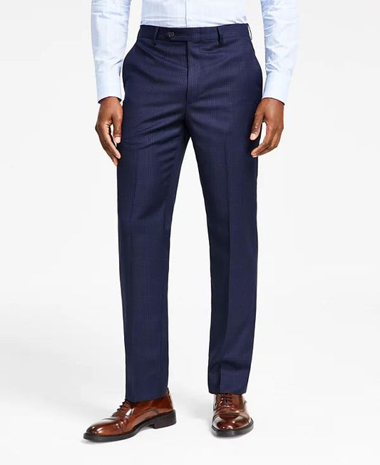 RALPH LAUREN Men's Classic-fit Plaid Dress Pants 42 X 32 NEW $190 EDDWPALZ0198