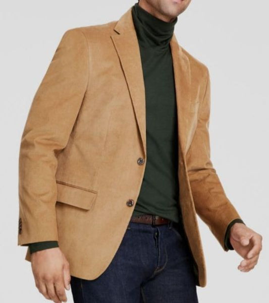 Tommy Hilfiger Men's Khaki Corduroy Sport Coat 40 S NEW $295 CNRA1AUA8050