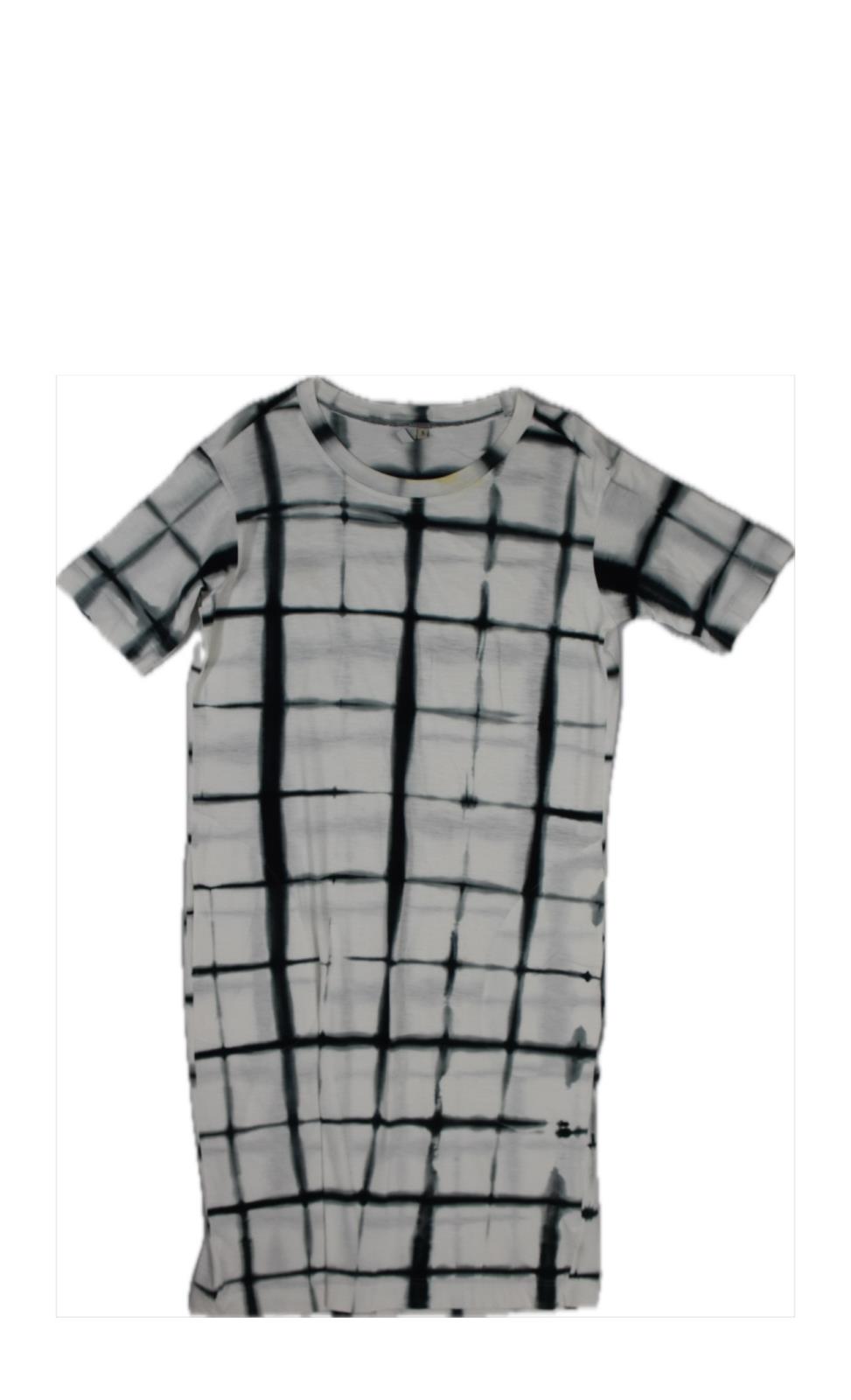 Jarbo Women’s T-shirt Maxi SOLA DRESS IN SHIBORI SLUB COTTON S $338