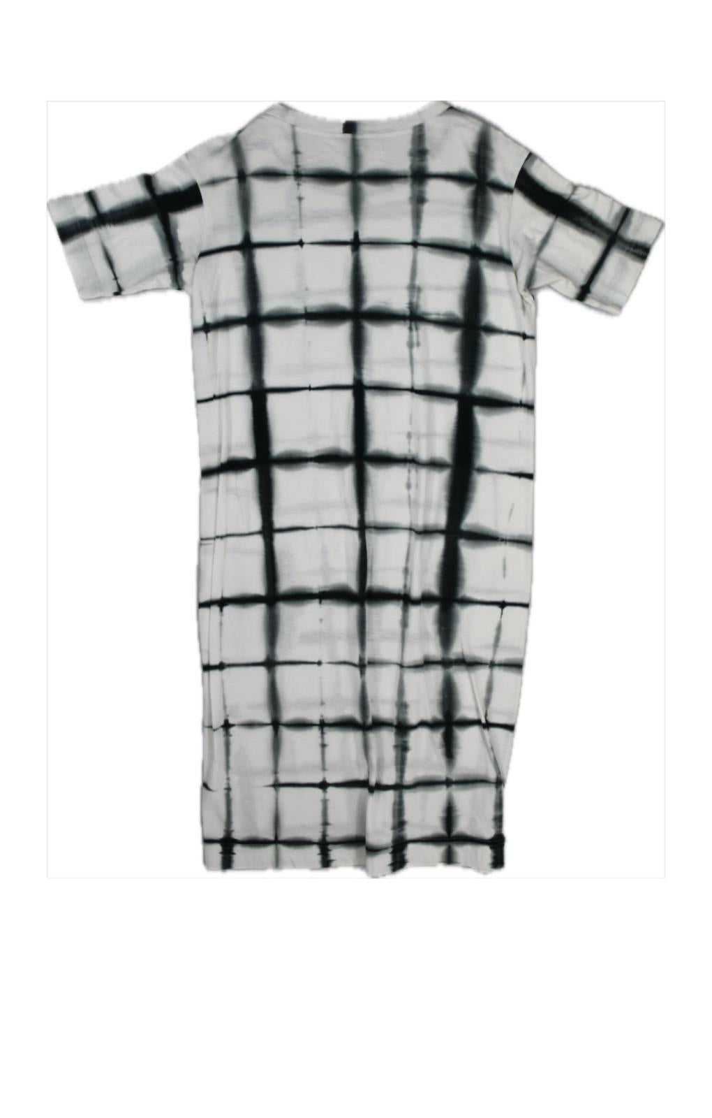 Jarbo Women’s T-shirt Maxi SOLA DRESS IN SHIBORI SLUB COTTON S $338