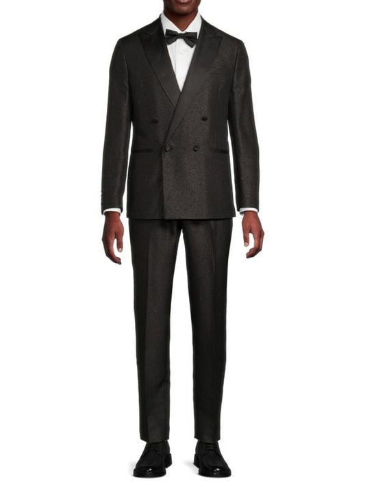 Karl Lagerfeld Modern fit Double Breasted Tuxedo 44 S  37W NEW $495 ASTE2LSB0009
