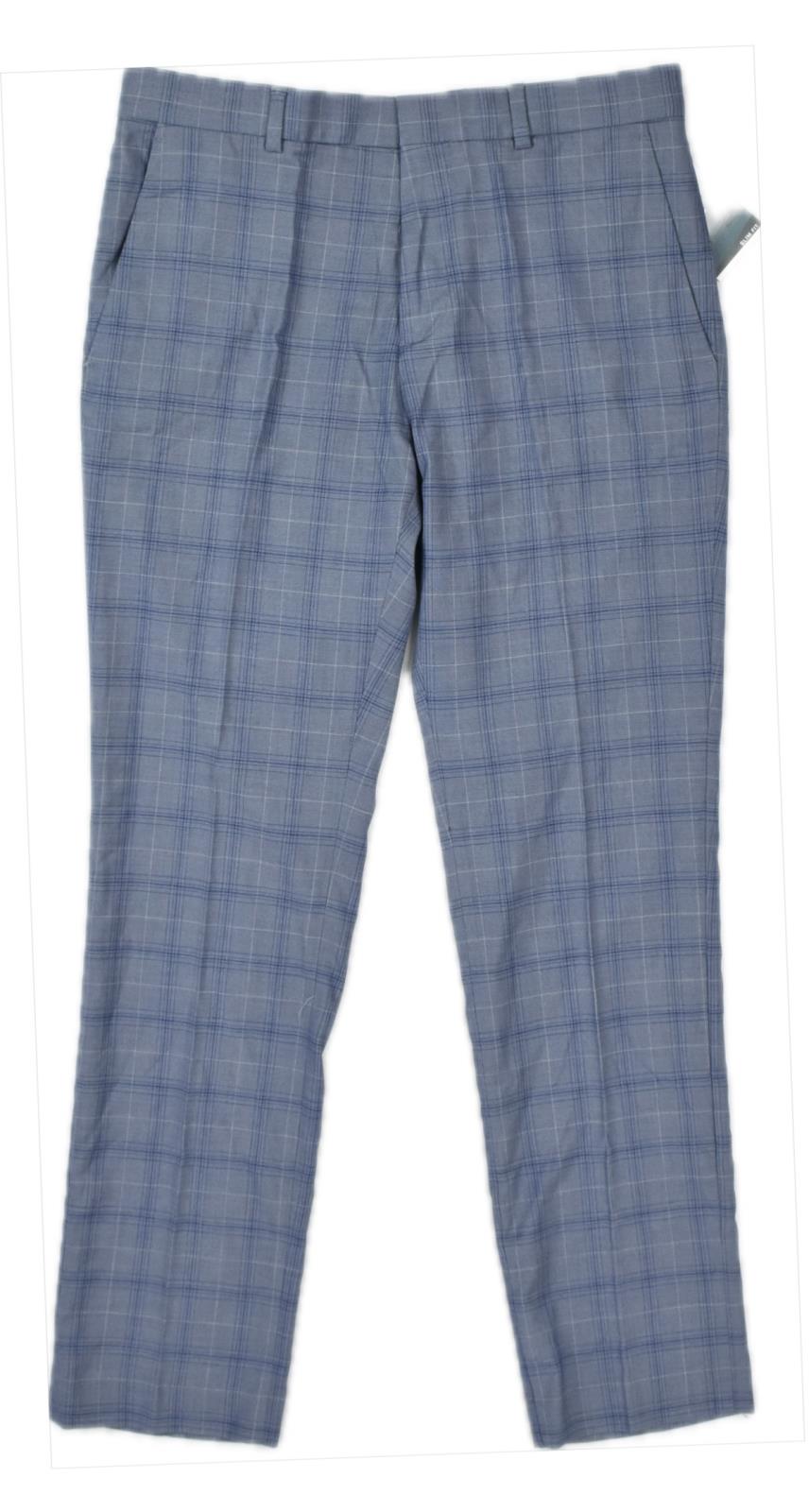 Perry Ellis Men's Slim-Fit Flat Front Dress Pants Size 36 X 32 New $95  5RFB0135