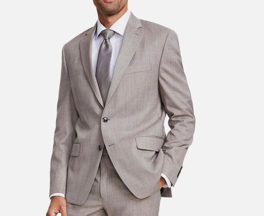 Michael Kors Men's Classic-Fit Wool Blend Suit Jacket 48 L NEW $450 KIDW1K4Y0260