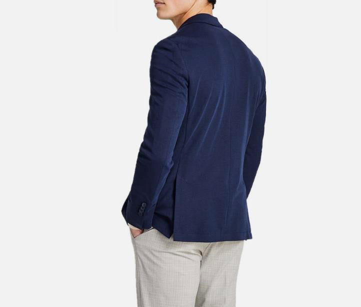 Bar III Men's Slim-Fit Navy Knit Sport Coat 42 S NEW $425 TERR1CKZ0020