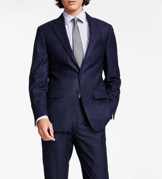 Calvin Klein Mens Wool Blend Slim Suit Jacket Blazer 42 R NEW $450 MLBI17CY0050