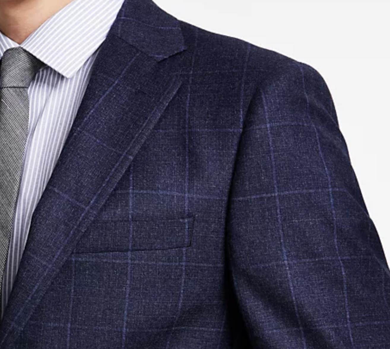 Calvin Klein Mens Wool Blend Slim Suit Jacket Blazer 42 R NEW $450 MLBI17CY0050