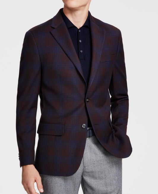 Tommy Hilfiger Men's Modern Fit Plaid Sport Coat 36 R NEW $295 CNRA1ATG0633