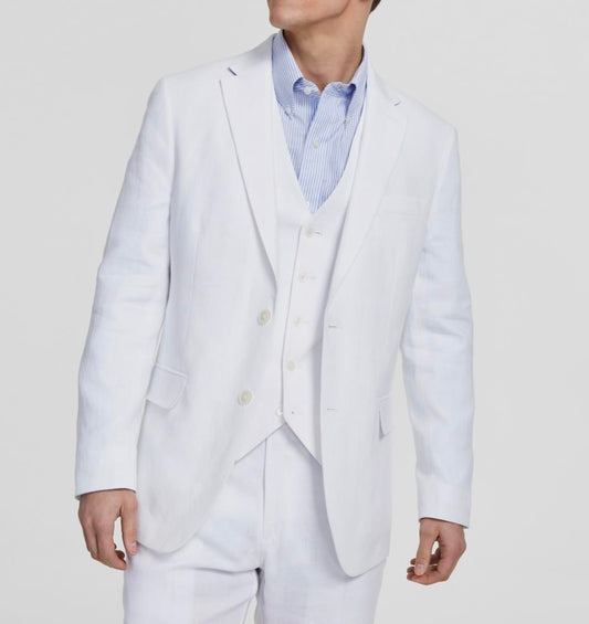 Tommy Hilfiger Modern Fit Linen Suit Jacket Blazer 48 R NEW $295 BTNH1AS00013