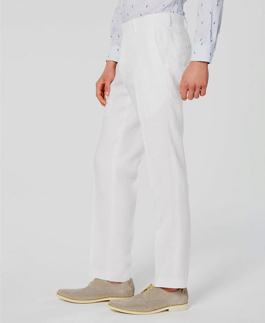 Bar III Men's Slim Solid Stretch Linen Pants 30 X 32 NEW $135 MLCOPC1Y0015