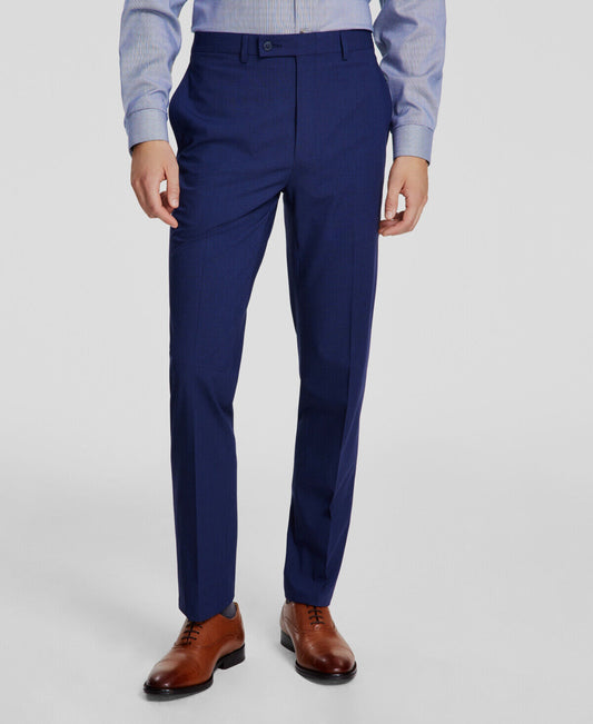 Calvin Klein Mens Slim Dress Pants Navy 34 X 30 NEW $95 JMROPJSY0900