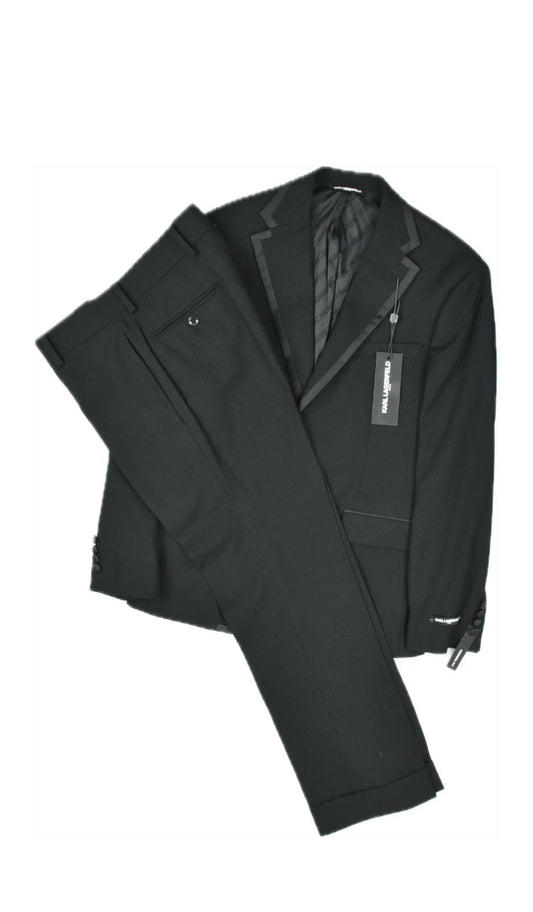 Karl Lagerfeld Men's Modern fit 2 Piece Tuxedo Suit 36 S NEW $495 ACTO2LSB0002