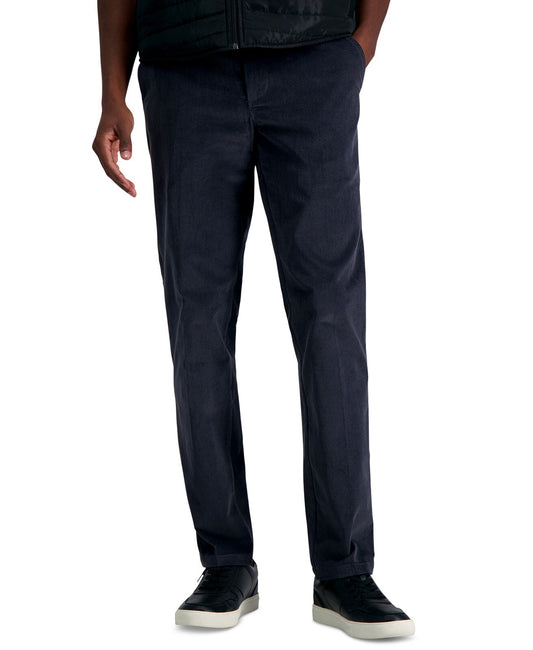 Kenneth Cole Mens Slim Stretch Corduroy Black Pants 34 X 32 NEW $100 KC80123