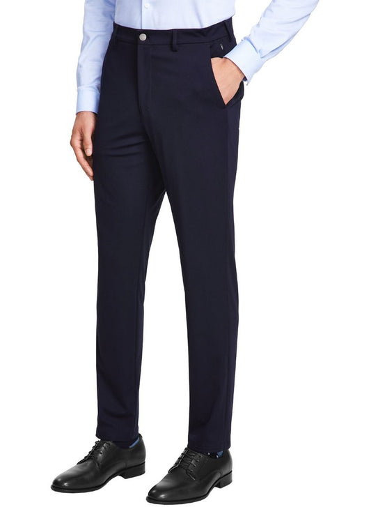 Calvin Klein Men's Navy Slim Solid Knit Suit Pants 30 X 30 NEW $135 JUDYPJ3Z0010