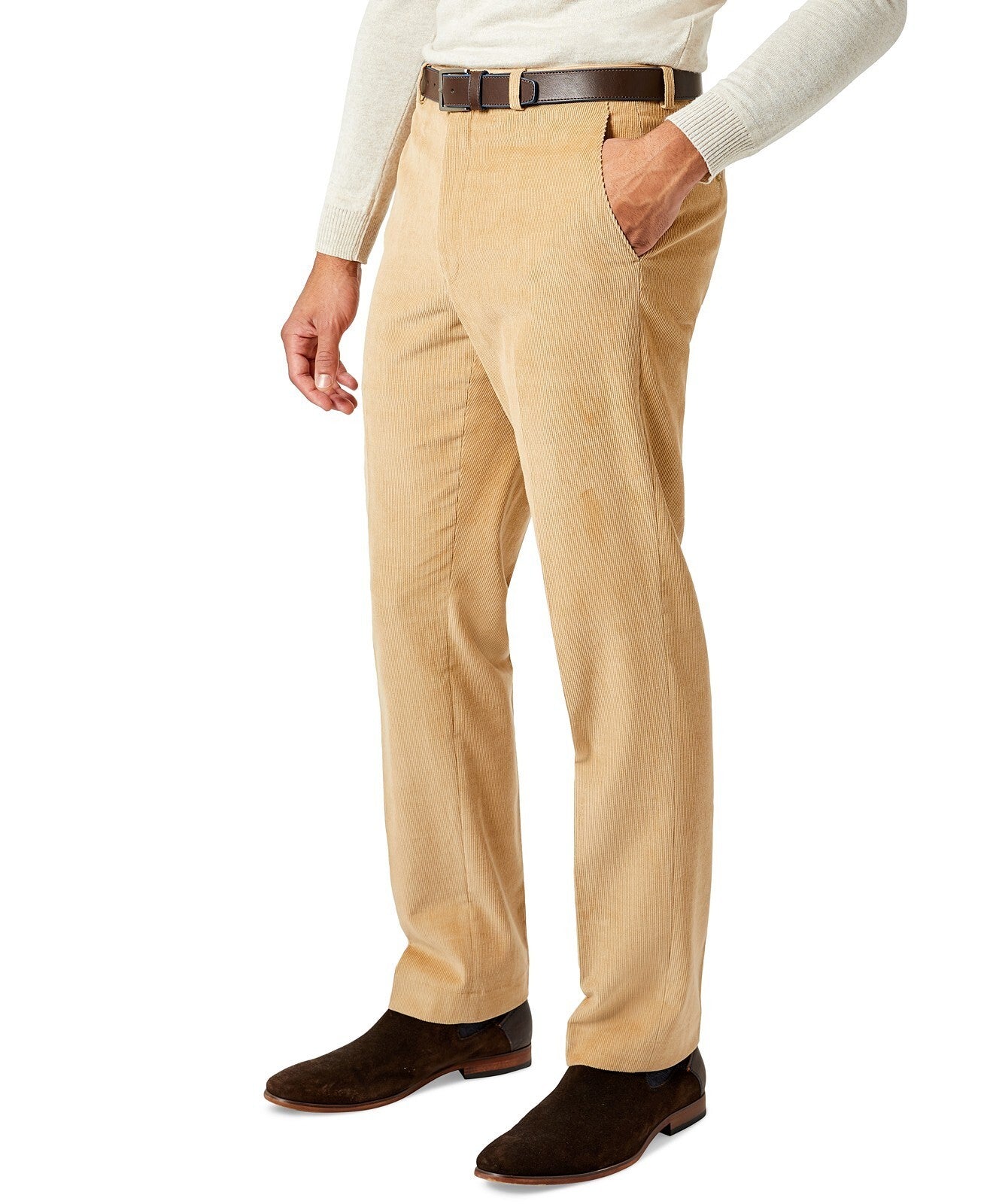 Michael Kors Men's Modern Fit Corduroy Pants 34 X 30 New $95 MCKAPX3Z0246