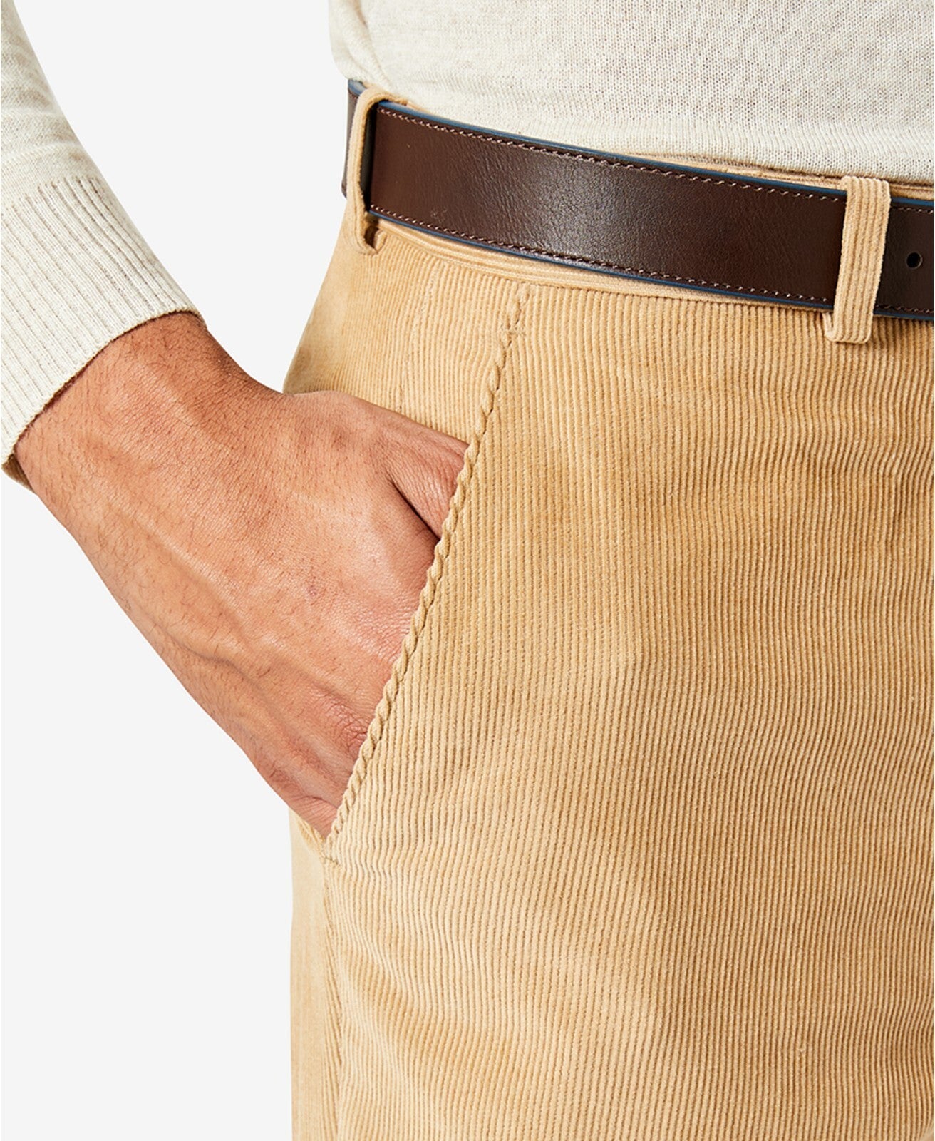 Michael Kors Men's Modern Fit Corduroy Pants 36 X 32 New $95 MCKAPX3Z0246