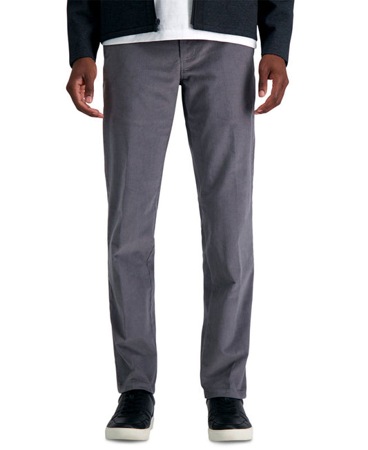 Kenneth Cole Mens Slim Stretch Corduroy Charcoal Pants 33 X 30 NEW $100 KC80123