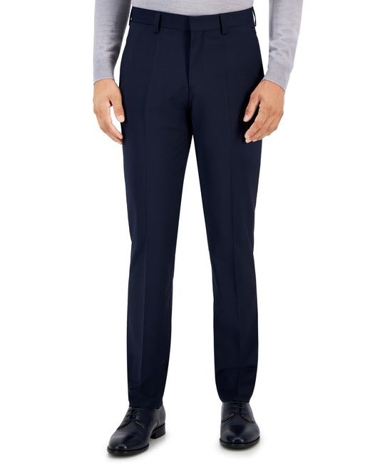 Hugo Boss Men's Navy Modern Fit Wool Pants 40 X 32 NEW $198 Tom233