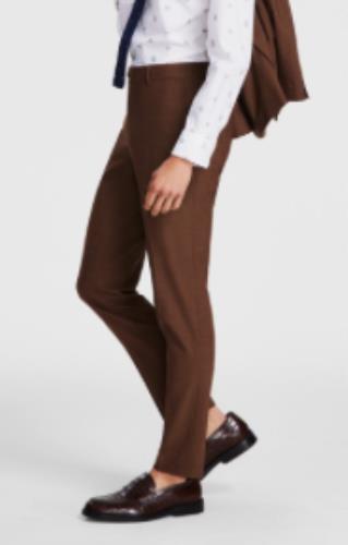 BAR III Men's Slim Rust Wool Blend Pants 29 X 30 Imperfect $175  MCSTPC5Z0100