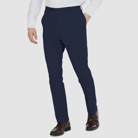 DKNY Men's Navy Modern Fit Stretch Pants 34 X 34 NEW $135 DIROPD4W0022