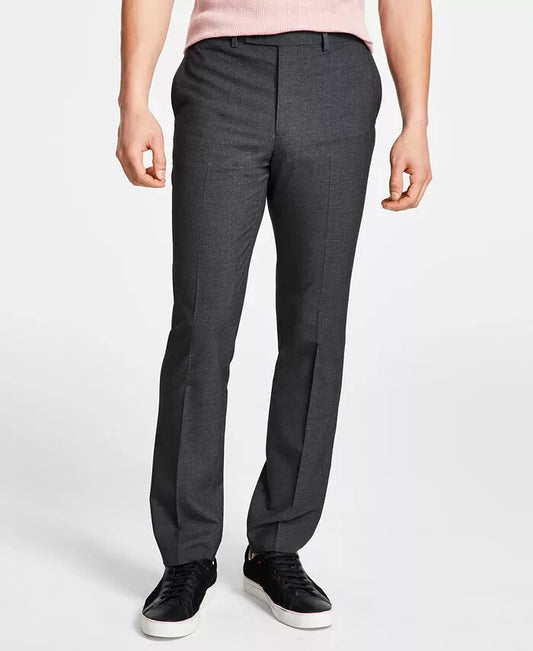 DKNY Men's Gray Modern Fit Stretch Pants 34 X 32 NEW $135 DIROPD4W0020