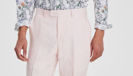 Bar III Men's Slim Linen Pants 29 X 30 NEW $135 MLCOPC1Y0071 WILL NEED CLEANING