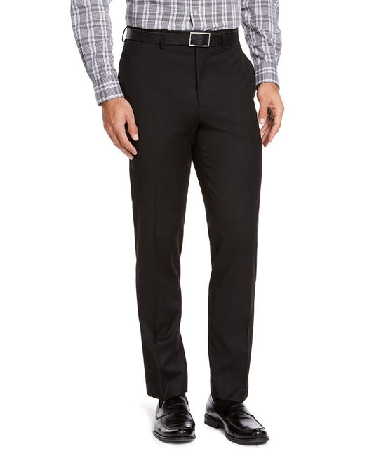 IZOD Mens IAN Classic Fit Solid Black Pants 32 X 30 NEW  INIAPI5X0001