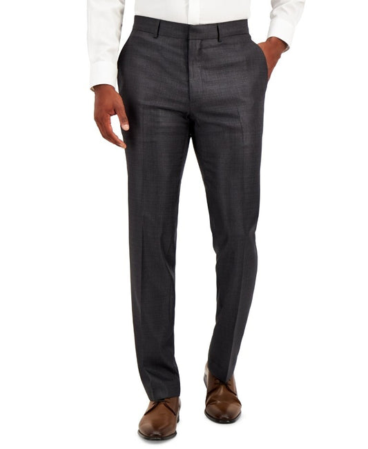 Kenneth Cole Men's Slim Gunmetal Gray Pants 34 X 34 NEW $95 1230M541-024
