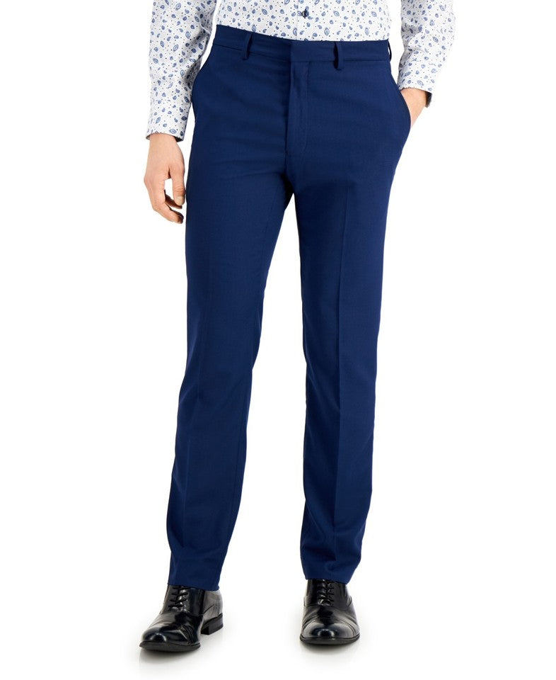 Kenneth Cole Men's Slim Navy Flex Pants 32 X 30 NEW $125 1230M541-434