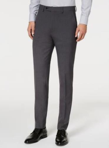 Calvin Klein Men's Skinny Charcoal Gray Pants 33 X 32 NEW $95 JAYDPJJY0101