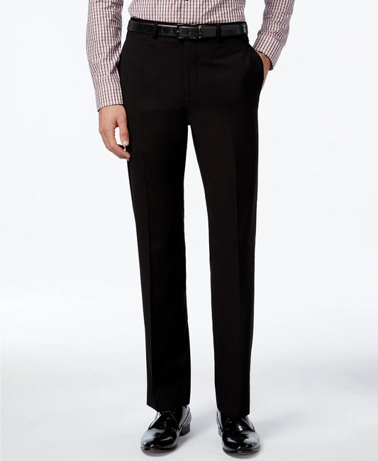 Calvin Klein Mens Slim Fit Solid Black Pants 31 X 26 NEW $95