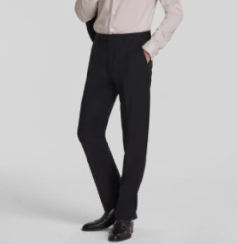 Calvin Klein Mens Slim Wool Blend Black Pants 33 X 30 NEW $200 JCAAPJRX0001