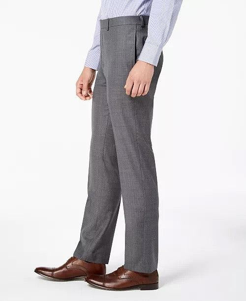 Calvin Klein Men's Slim Gray Wool Pants 34 X 30 NEW $200 JMROPJ1Y0034