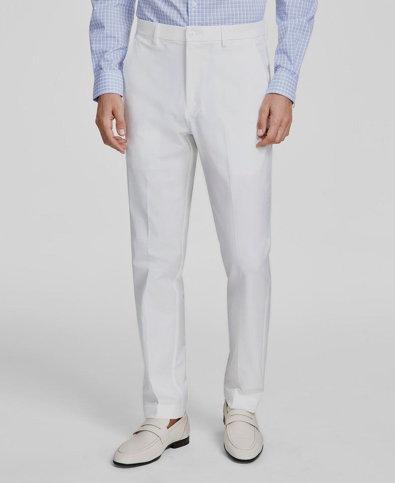 Michael Kors Men's White Classic Fit Pants 36 X 32 New $95 MAJOPX3Z0331