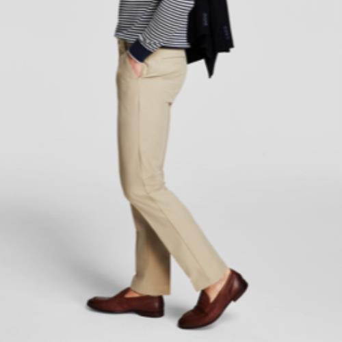 Michael Kors Men's Beige Classic Fit Pants 36 X 30 New $95 MAJOPX3Z0303