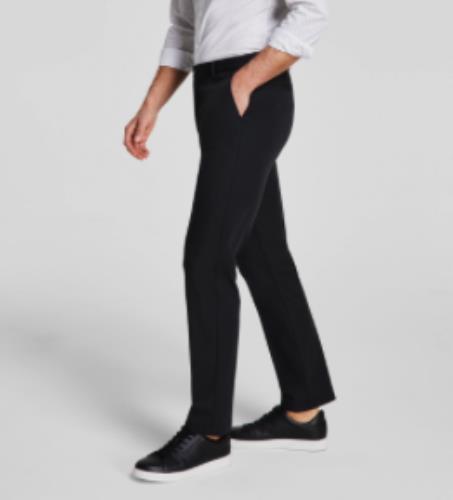 Michael Kors Men's Black Classic Fit Pants 42 X 32 New $95 MAJOPX3Z0301
