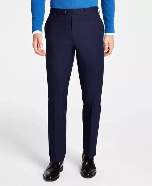 Michael Kors Men's Navy Classic Fit Pants 36 X 32 New $95 MVNNPXLX0253