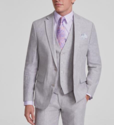 BAR III Men's Slim-Fit Linen Suit Jackets Blazer Sz 40 L NEW $360   TTAY1CQZ0101
