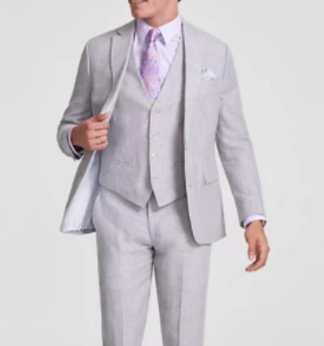 BAR III Men's Slim-Fit Linen Suit Jackets Blazer Sz 40 L NEW $360   TTAY1CQZ0101