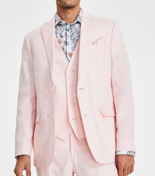 Bar III Men's Slim Linen Suit Jackets Sport Coat 42 S NEW $295 TTAY1CQZ0071