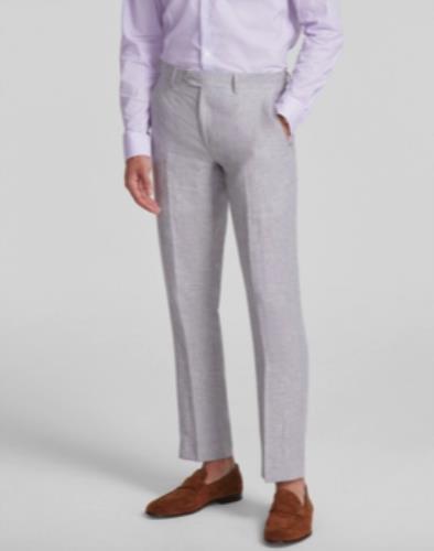 Bar III Men's Slim Solid Stretch Linen Suit Pants 34 X 34 NEW $135 MLCOPC1Y0101
