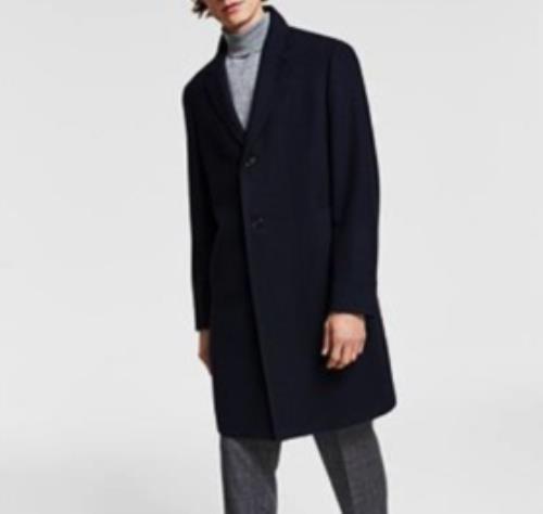 Lauren Ralph Lauren Men Midnight Classic fit Overcoat 42 L NEW $495 LUTEO2EB0105