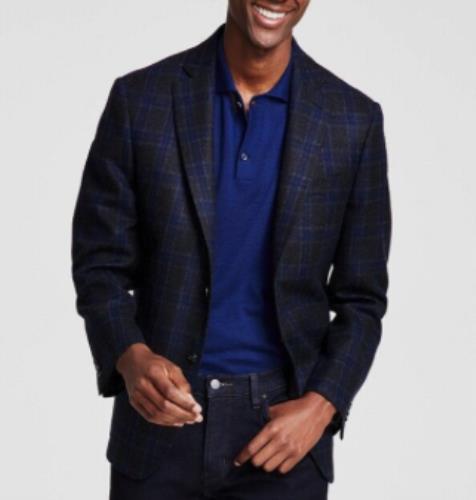 Michael Kors Mens Classic fit LUXERY Check Sport Coat 38 R NEW $375 KEAT1K8Y0322