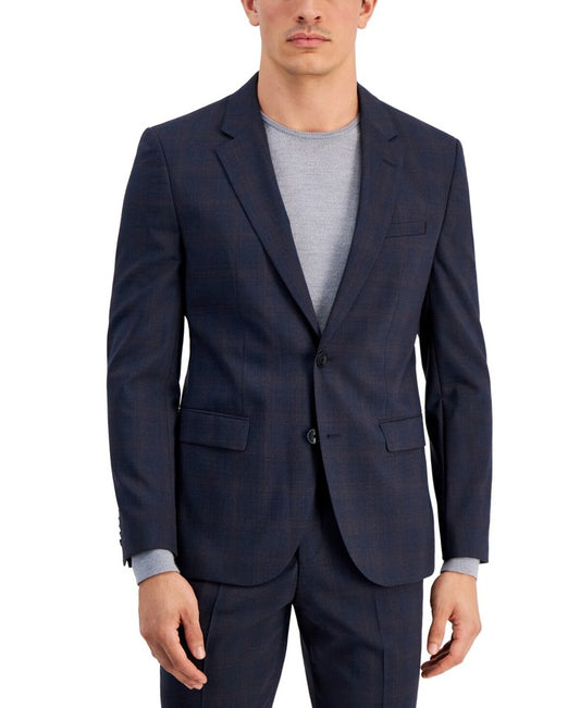 HUGO BOSS Men's Karl232X Plaid Modern Fit Suit Jacket Sport Coat 36 R New