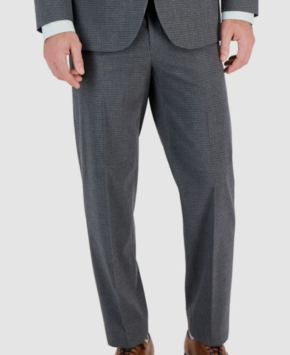 Nautica Mens Gray Stretch Modern fit 2 Piece Suit 36 R / 30W NEW $395 NF2022