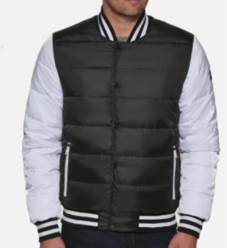 Tommy Hilfiger Men's Quilted Varsity Bomber Jacket S NEW $225 151AN554