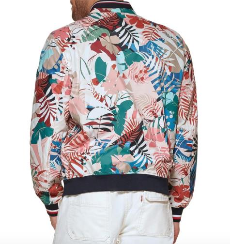 Tommy Hilfiger Men's Lightweight Varsity Bomber Jacket M NEW $150 152AP680