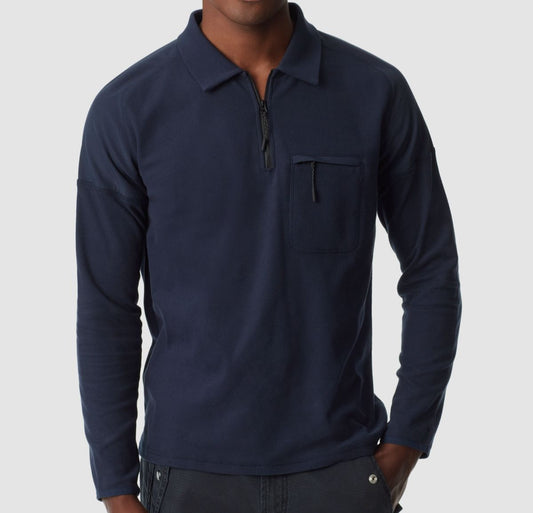 Bass Outdoor Men's Regular fit Long Sleeve Polo Shirt M NEW $99   30211531-C50