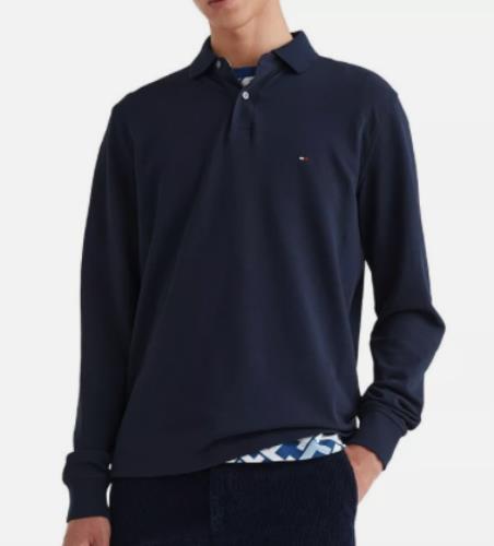 Tommy Hilfiger Men's 1985 Regular Fit Long Sleeve Polo Shirt XL NEW  MW20183 401
